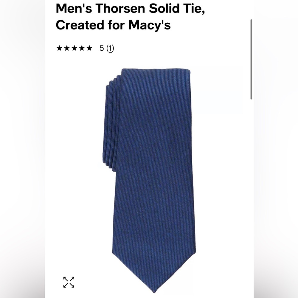 NWT Alfani Blue Tie